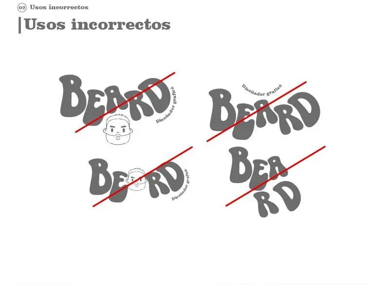 Usos incorrectos del logotipo